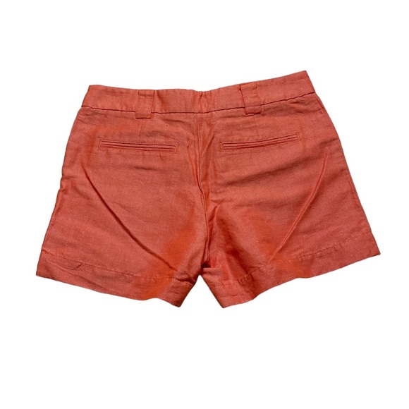 Daughters of the Liberation Orange Salmon Pink Casual Chino Preppy Shorts 4 - Picture 2 of 7